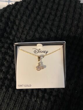 Disney 10KT pendant Chain is gold filled.